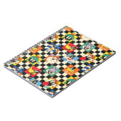 LOONEY TUNES™-tekens op zwart-witchecker Notitieboek (Linkerzijde)