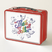 LOONEY TUNES™ - That's All Folks! Pride Badge (Achterkant)