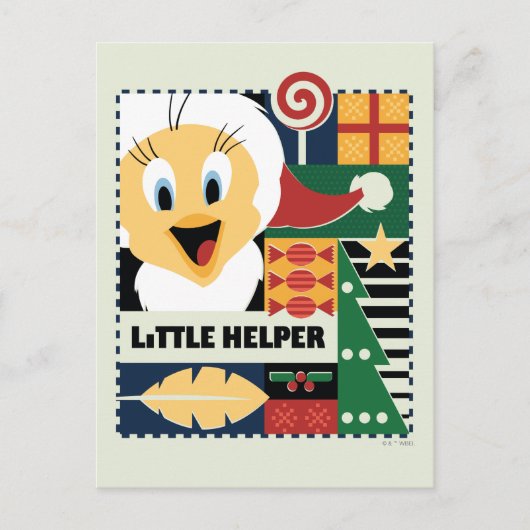 LOONEY TUNES™ TWEETY™ Kleine Helper Feestdagenkaart (Voorkant)