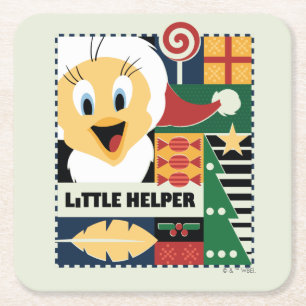 LOONEY TUNES™ TWEETY™ Little Helper Vierkante Kartonnen Onderzetter