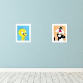 LOONEY TUNES™ TWEETY™ & Sylvester Muurkunst Sets (Houten vloer)