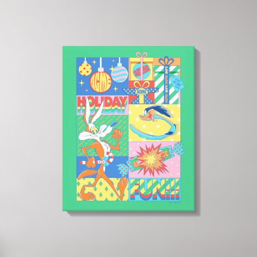 LOONEY TUNES™ | Vakantieveld Canvas Afdruk (Voorkant)