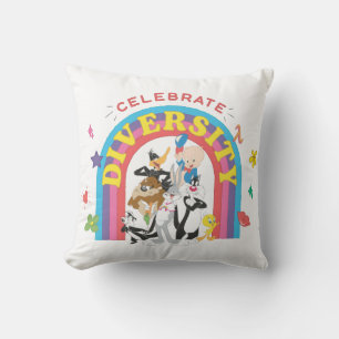 LOONEY TUNES™ - Vier de regenboog van de Pride-reg Kussen