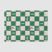 LOONEY TUNES™ Voetbal rasterpatroon Tissuepapier (Voorkant)