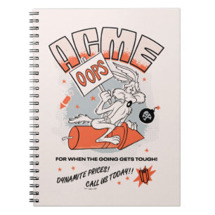 LOONEY TUNES™   WILE E. COYOTE™ ACME Dynamite Notitieboek