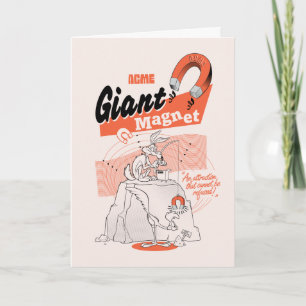 LOONEY TUNES™   WILE E. COYOTE™ ACME Giant Magnet Kaart