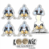 Loonie de Lander Sticker (Voorkant)
