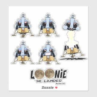 Loonie de Lander Sticker