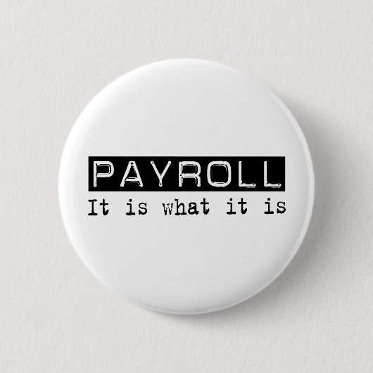 Loonlijst Het is Ronde Button 5,7 Cm (Voorkant)