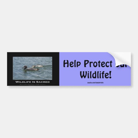 Loons Inspirerend geschenken Bumpersticker (Voorkant)