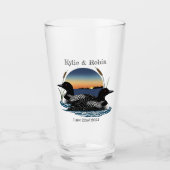 Loons Sunset Blue Glas (Voorkant)
