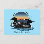 Loons Sunset Blue Informatiekaartje (Achterkant)