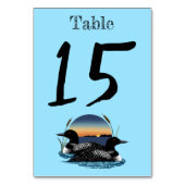 Loons Sunset Blue Kaart (Achterkant)