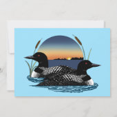 Loons Sunset Blue Kaart (Achterkant)