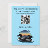 Loons Sunset Blue Save The Date (Achterkant)