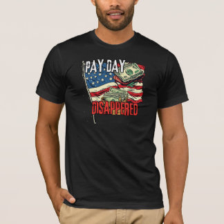 Loonstrook Verdween Grappige Financiële Humor Graf T-shirt