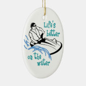 Loont beter op water keramisch ornament (Rechts)