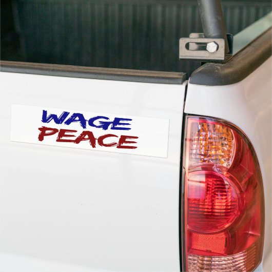 Loonvrede Bumpersticker (Op Truck)