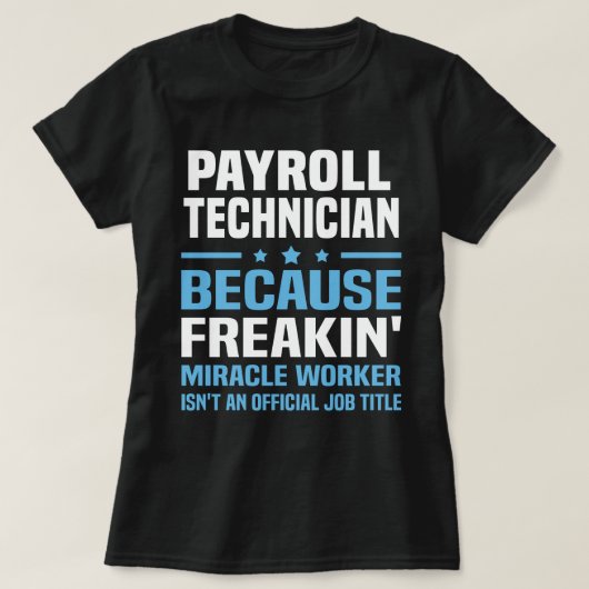 loonwerktechnicus t-shirt (Design voorkant)