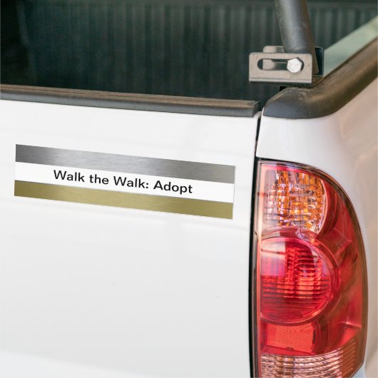 Loop de Walk: Vaststellen Bumpersticker (Op Truck)