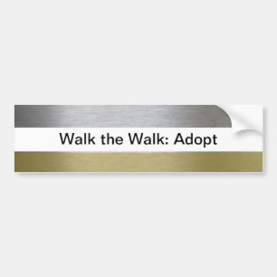 Loop de Walk: Vaststellen Bumpersticker