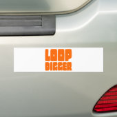 LOOP DIGGGER BUMPERSTICKER (Op auto)