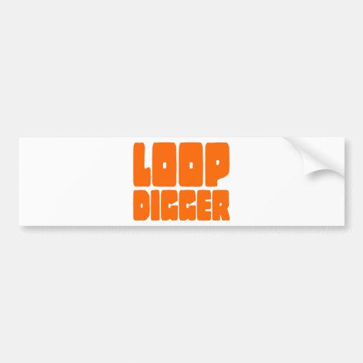LOOP DIGGGER BUMPERSTICKER (Voorkant)