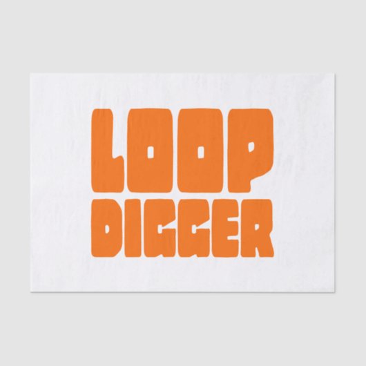 LOOP DIGGGER TISSUEPAPIER (Voorkant)