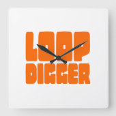 LOOP DIGGGER VIERKANTE KLOK (Voorkant)