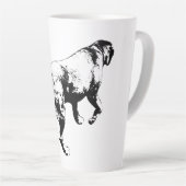 Loop door de herfst latte mok (Rechterhoek)