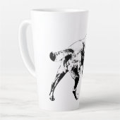 Loop door de herfst latte mok (Linkerhoek)