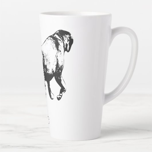 Loop door de herfst latte mok (Rechts)