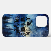 Loop door Faith iPhone Case (Achterkant (horizontaal))