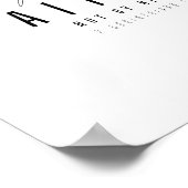 Loop door het geloof niet door het zicht Poster &  (Hoek)