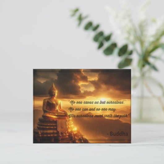 Loop het pad Briefkaart (Staand voorkant)