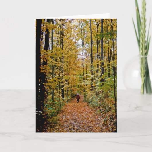 loop in de bossen kaart (Voorkant)