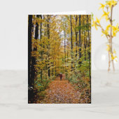 loop in de bossen kaart (Gele Bloem)