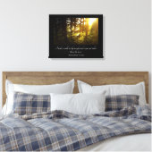 Loop in de Bossen Thoreau Quote Canvas Afdruk (Insitu (Slaapkamer))