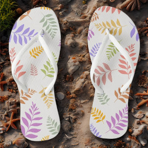 Loop in de wilde kleuren: paar Teenslippers