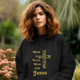 Loop in geloof, Loop met Jezus sweatshirt