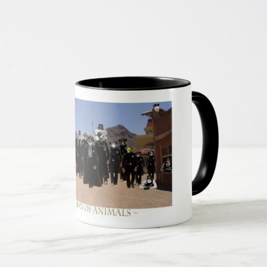 Loop in Tombstone Mok (Voorkant rechts)