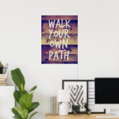 Loop je eigen pad poster (Thuiskantoor)