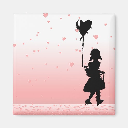 loop je hart magneet (Voorkant)