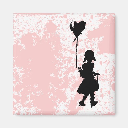 loop je hart magneet (Voorkant)