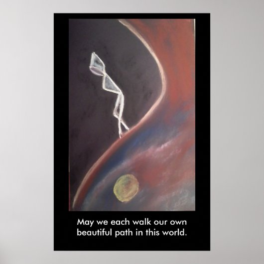 Loop je pad poster (Voorkant)