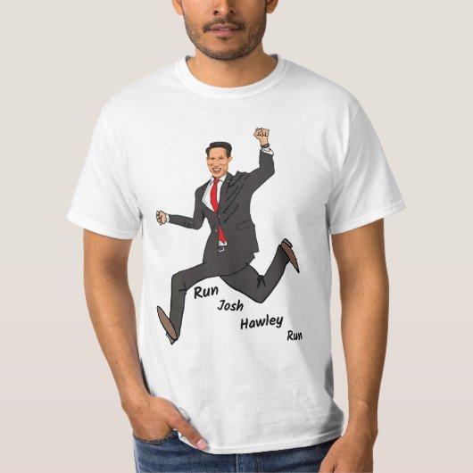 Loop josh hawley run t-shirt (Voorkant)