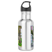 Loop langs regenboog rij waterfles (Voorkant)