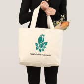 Loop Licht over de Aarde Grote Tote Bag (Voorkant (product))