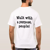 Loop met een doel t-shirt (Achterkant)