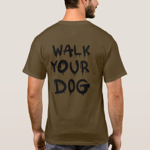 Loop met je hond Graffiti T-shirt